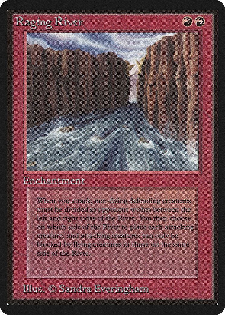 Raging River (LEB-169) [Oldschool] Limited Edition Beta MTG Single Wizards of the Coast