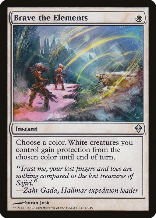 Brave the Elements (ZEN-004) [Zendikar] MTG Single Wizards of the Coast