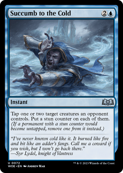 Succumb to the Cold (WOE-072) [Wilds of Eldraine] MTG Single Wizards of the Coast