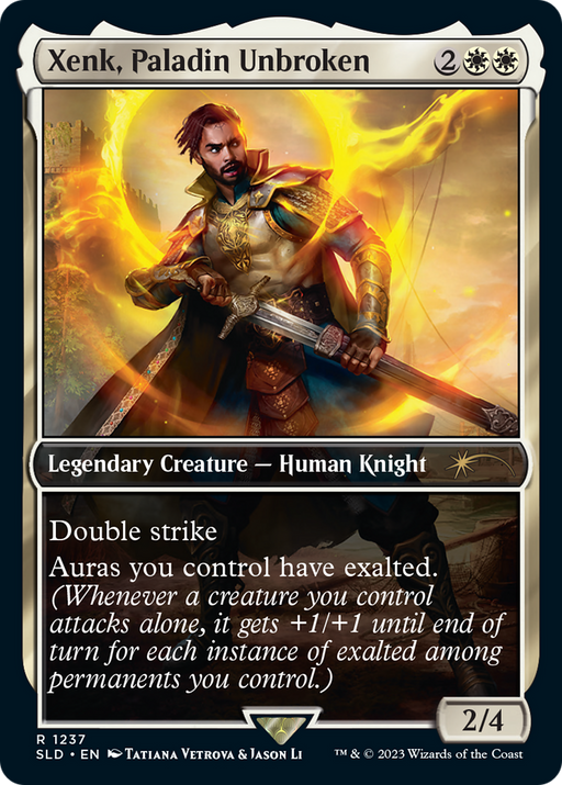 Xenk, Paladin Unbroken (SLD-1237) [Secret Lair] Drop MTG Single Wizards of the Coast