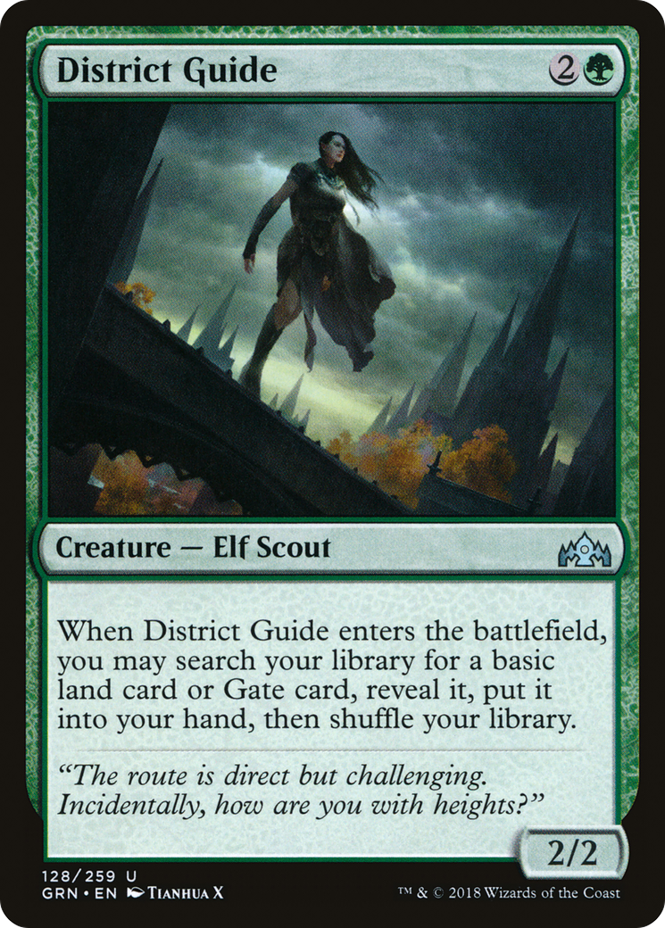 District Guide (GRN-128) [Guilds of Ravnica] Foil MTG Single Wizards of the Coast