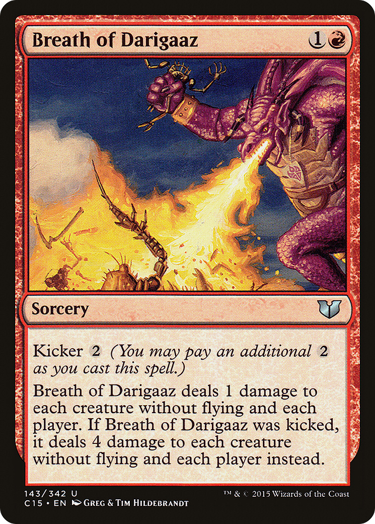 Breath of Darigaaz (C15-143) [Commander 2015] MTG Single Wizards of the Coast
