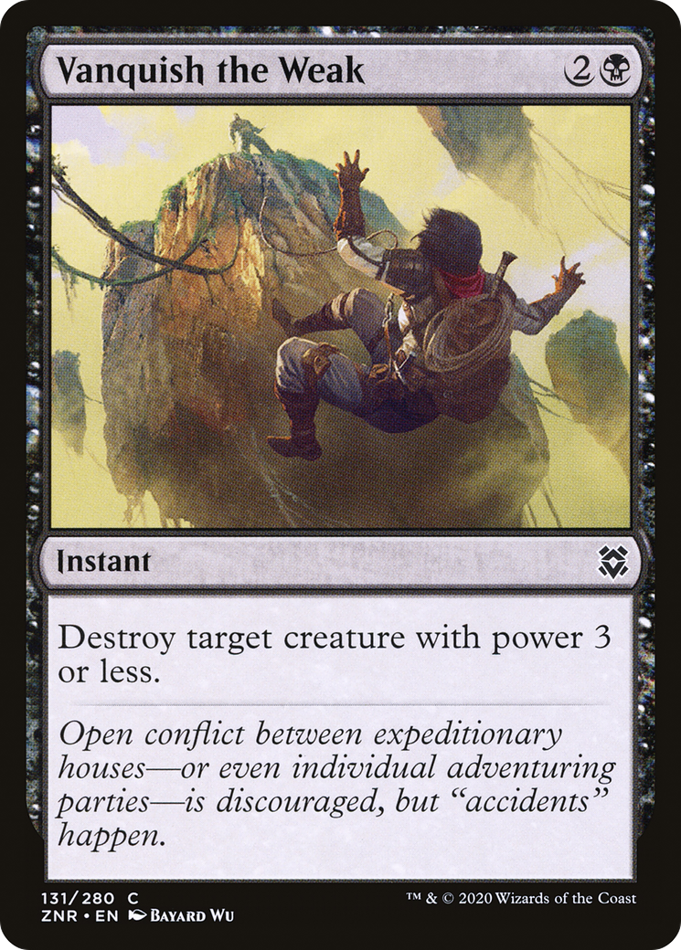 Vanquish the Weak (ZNR-131) [Zendikar Rising] MTG Single Wizards of the Coast