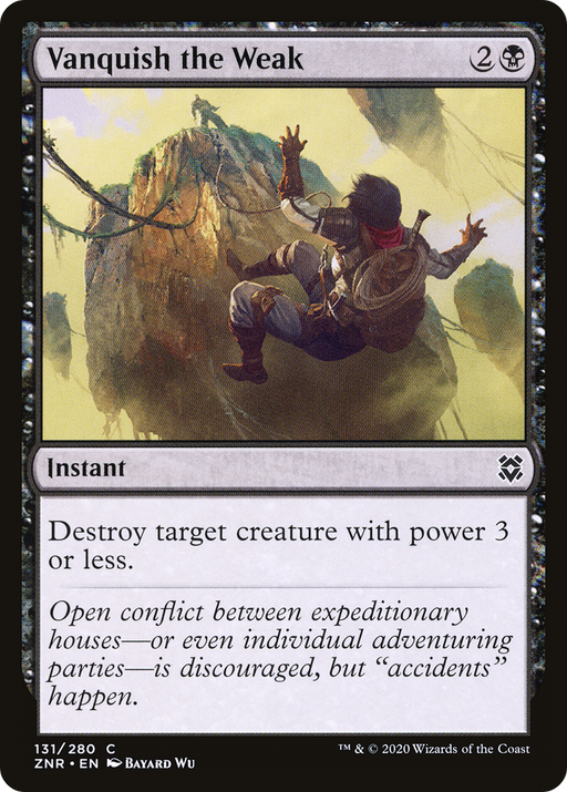 Vanquish the Weak (ZNR-131) [Zendikar Rising] MTG Single Wizards of the Coast