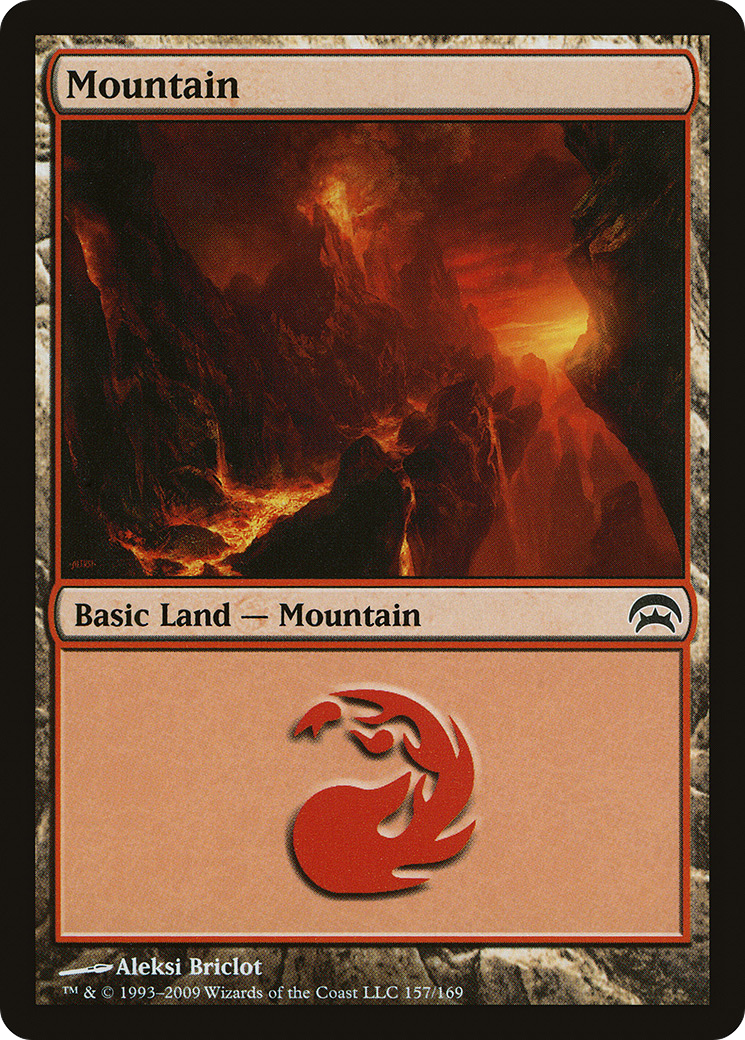 Mountain (HOP-157) [Misc] Planechase MTG Single Wizards of the Coast