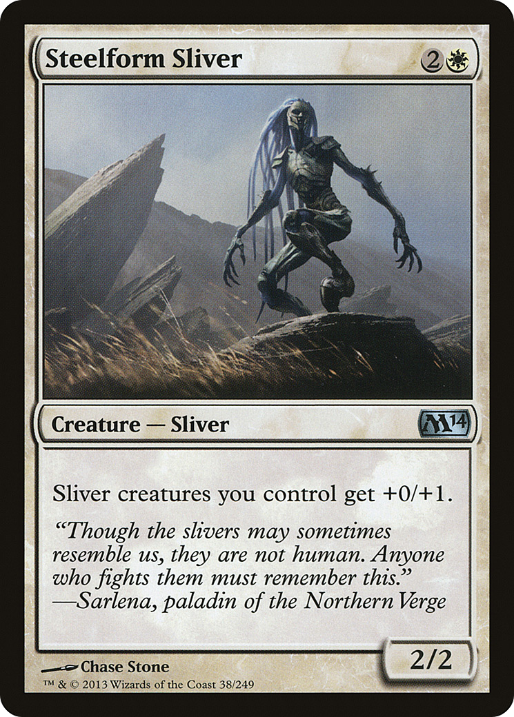 Steelform Sliver (M14-038) [Magic 2014] MTG Single Wizards of the Coast