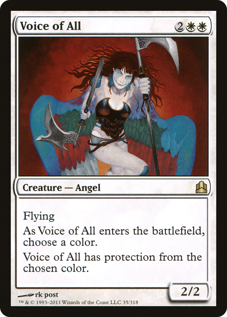 Voice of All (CMD-035) [Commander 2011] MTG Single Wizards of the Coast