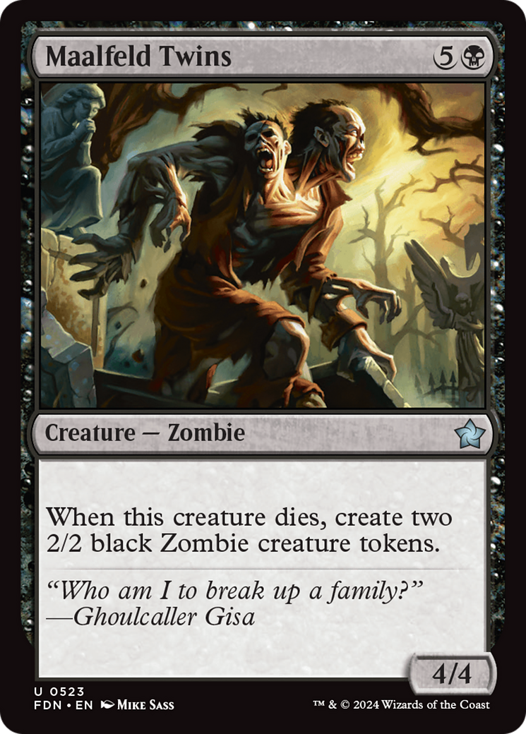 Maalfeld Twins (FDN-523) [Foundations] MTG Single Wizards of the Coast