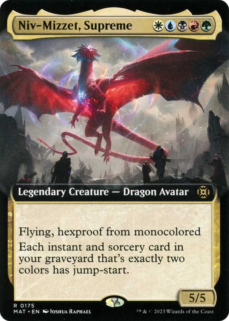 Niv-Mizzet, Supreme (MAT-175) [March of the Machine: The Aftermath] (Extended Art) MTG Single Wizards of the Coast