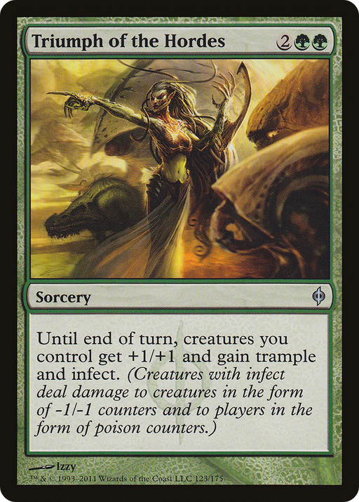 Triumph of the Hordes (NPH-123) [New Phyrexia] Foil MTG Single Wizards of the Coast