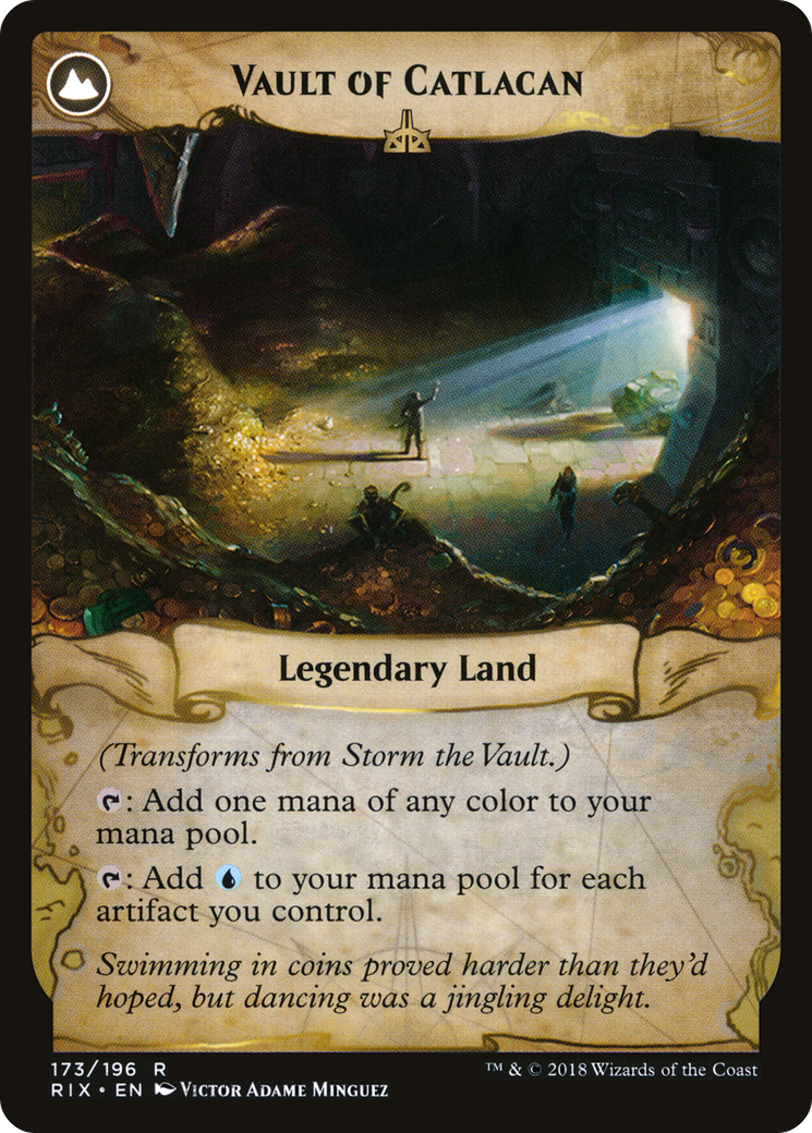 Storm the Vault (RIX-173) [Rivals of Ixalan] Foil MTG Single Wizards of the Coast