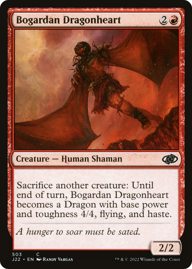 Bogardan Dragonheart (J22-503) [Jumpstart 2022] MTG Single Wizards of the Coast