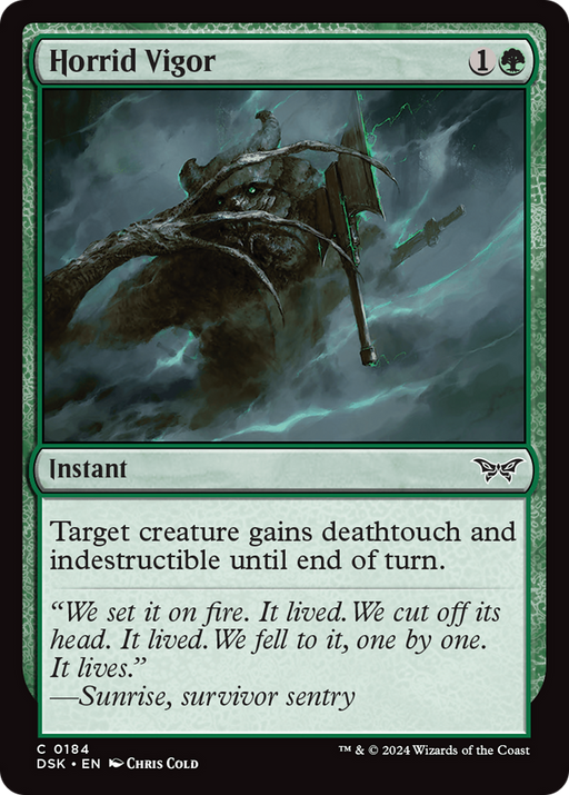 Horrid Vigor (DSK-184) [Duskmourn: House of Horror] MTG Single Wizards of the Coast