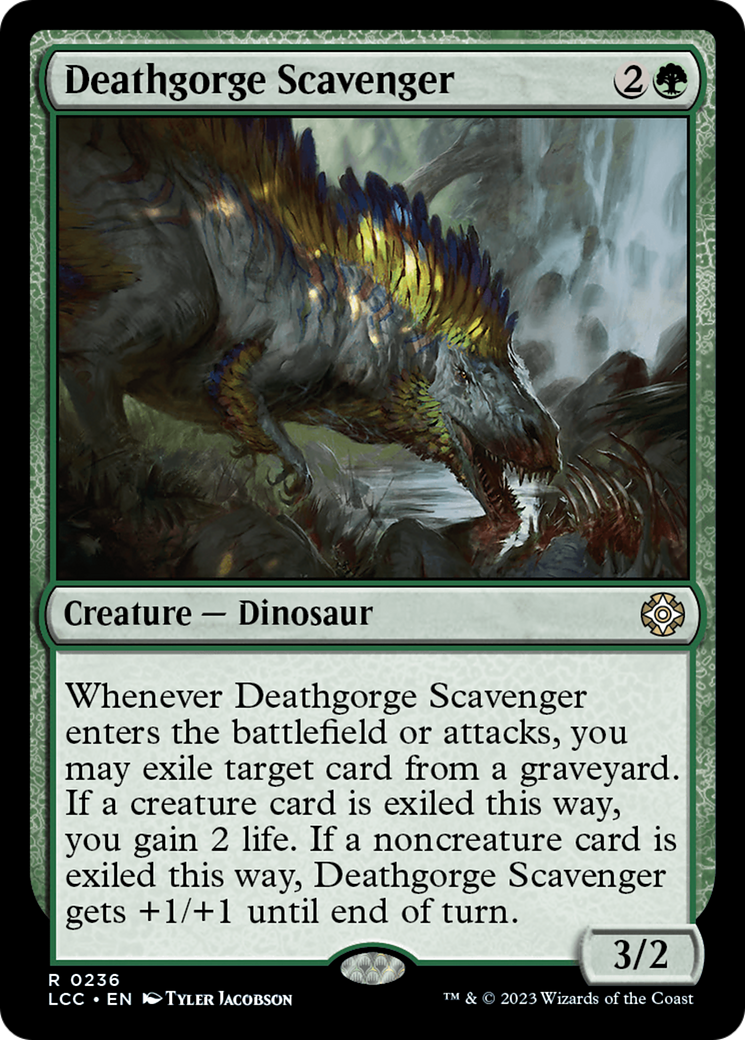 Deathgorge Scavenger (LCC-236) [The Lost Caverns of Ixalan Commander] MTG Single Wizards of the Coast
