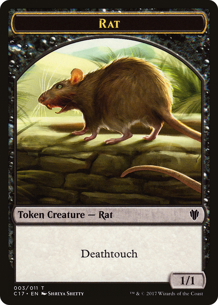 Rat (TC17-003) [Tokens] Commander 2017 Tokens MTG Single Wizards of the Coast