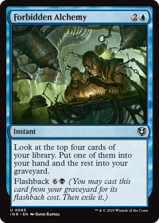 Forbidden Alchemy (INR-065) [Innistrad Remastered] Foil MTG Single Wizards of the Coast