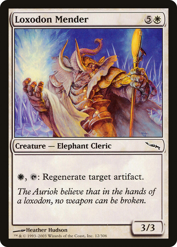 Loxodon Mender (MRD-012) [Mirrodin] MTG Single Wizards of the Coast