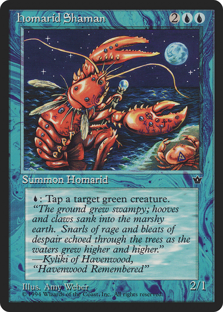 Homarid Shaman [Fallen Empires] MTG Single Magic: The Gathering