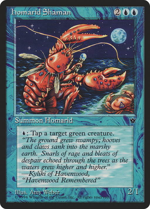 Homarid Shaman [Fallen Empires] MTG Single Magic: The Gathering