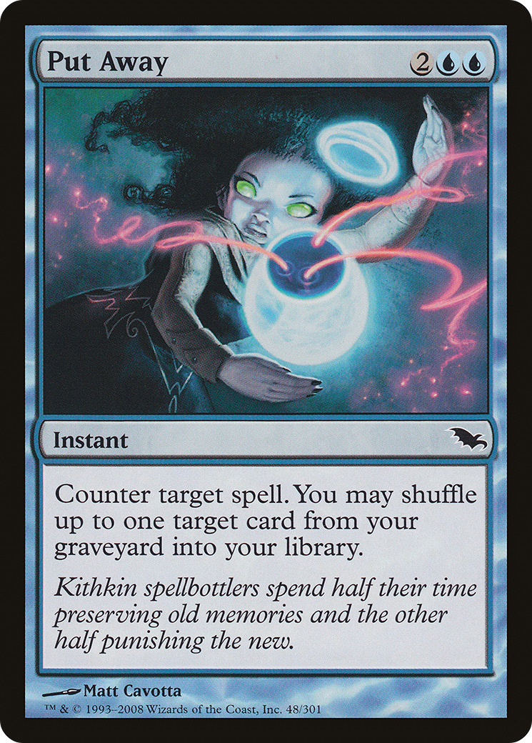Put Away (SHM-048) [Shadowmoor] Foil MTG Single Wizards of the Coast