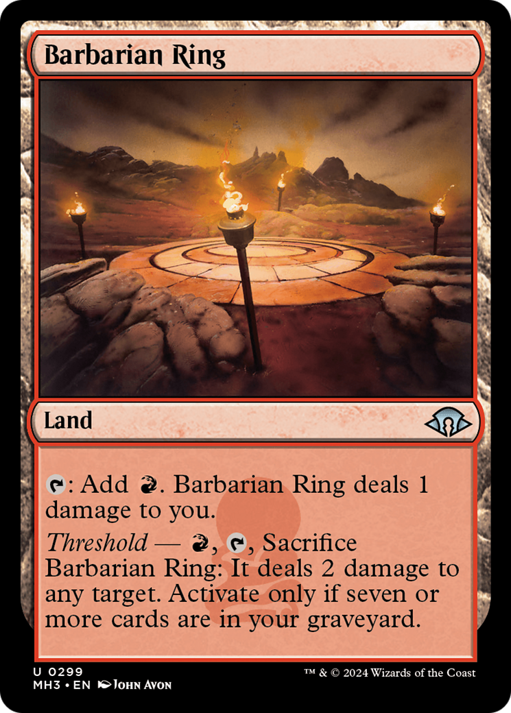 Barbarian Ring (MH3-299) [Modern Horizons 3] MTG Single Wizards of the Coast