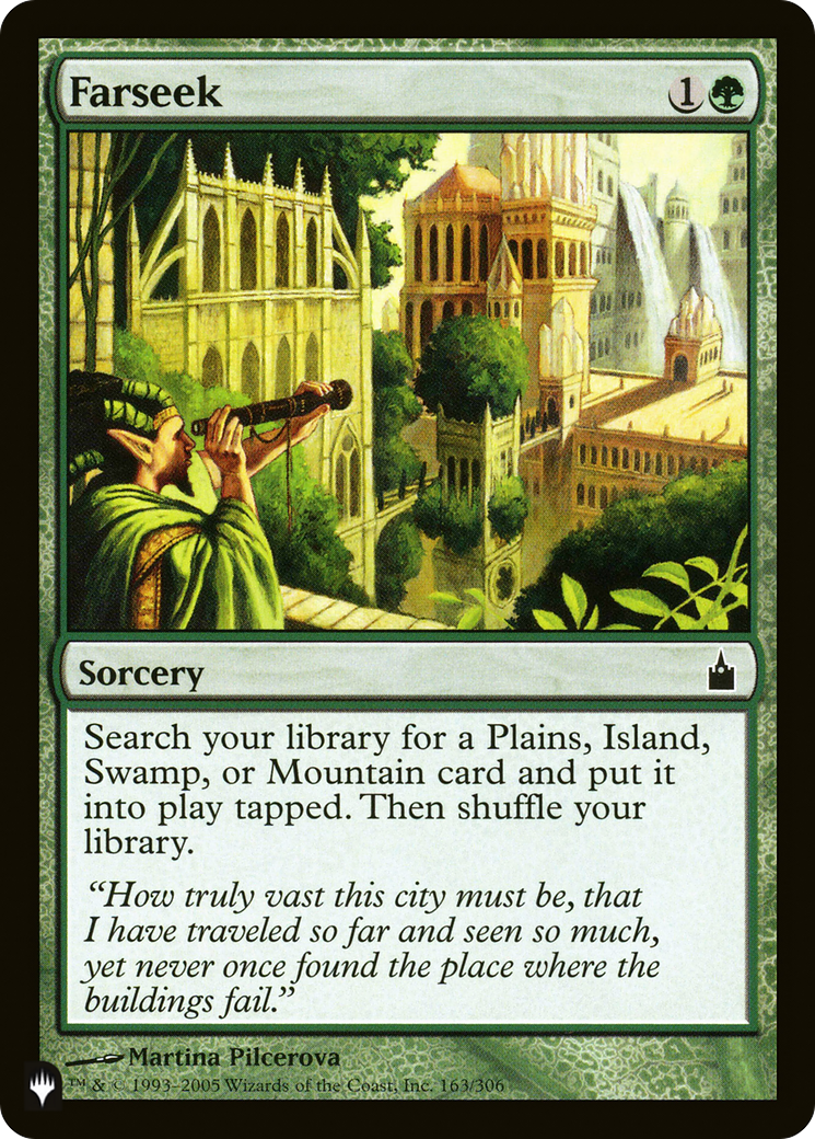 Farseek (RAV) (LIST-163) [Mystery Booster] The List MTG Single Wizards of the Coast