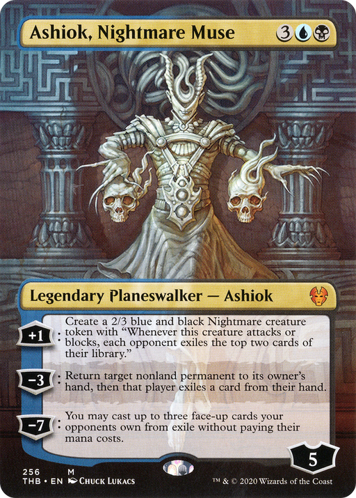 Ashiok, Nightmare Muse (THB-256) [Theros Beyond Death] (Borderless) MTG Single Wizards of the Coast
