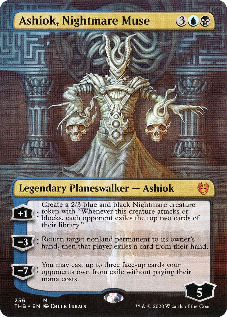 Ashiok, Nightmare Muse (THB-256) [Theros Beyond Death] (Borderless) Foil MTG Single Wizards of the Coast