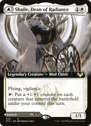 Shaile, Dean of Radiance (STX-330) [Strixhaven: School of Mages] (Extended Art) Foil MTG Single Wizards of the Coast
