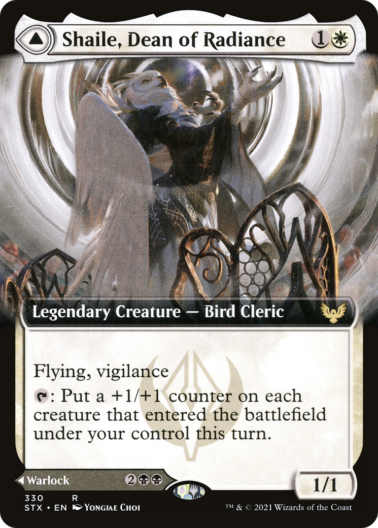 Shaile, Dean of Radiance (STX-330) [Strixhaven: School of Mages] (Extended Art) Foil MTG Single Wizards of the Coast