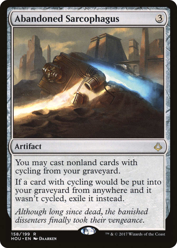 Abandoned Sarcophagus (HOU-158) [Hour of Devastation] MTG Single Wizards of the Coast