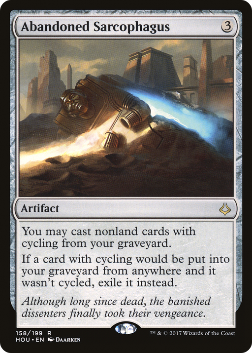 Abandoned Sarcophagus (HOU-158) [Hour of Devastation] Foil MTG Single Wizards of the Coast