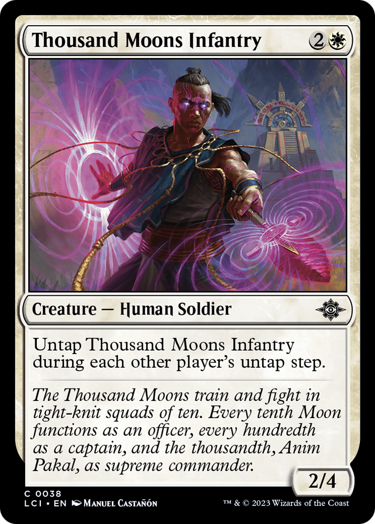 Thousand Moons Infantry (LCI-038) [The Lost Caverns of Ixalan] MTG Single Wizards of the Coast