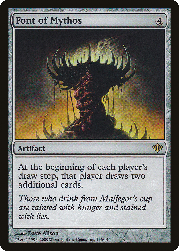 Font of Mythos (CON-136) [Conflux] Foil MTG Single Wizards of the Coast