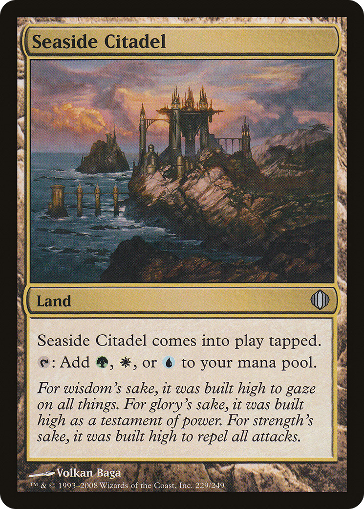 Seaside Citadel (ALA-229) [Shards of Alara] MTG Single Wizards of the Coast