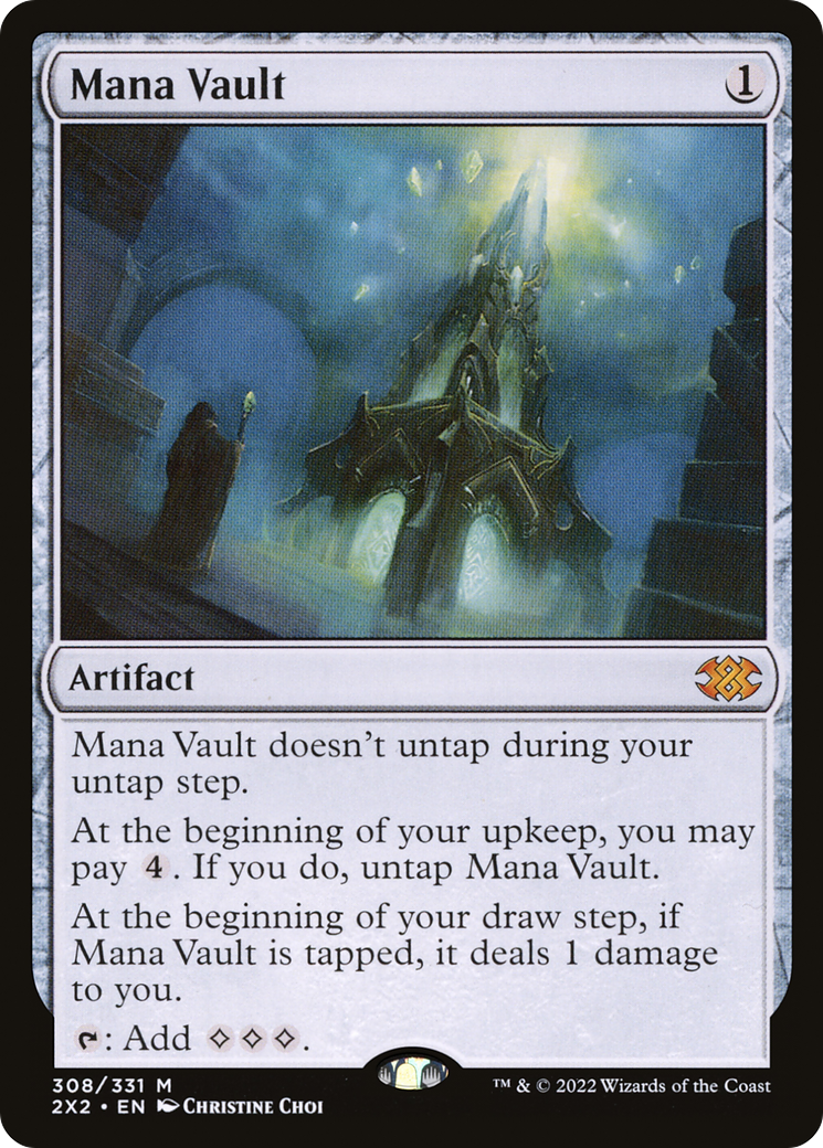 Mana Vault (2X2-308) [Double Masters 2022] MTG Single Wizards of the Coast