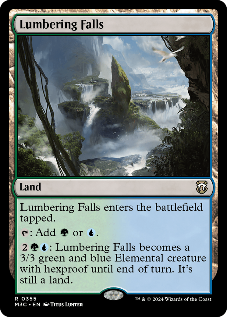 Lumbering Falls (M3C-355) [Modern Horizons 3 Commander] MTG Single Wizards of the Coast