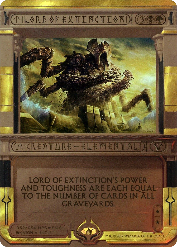 Lord of Extinction (MPS2-052) [Amonkhet Invocations] (Borderless) Foil MTG Single Wizards of the Coast