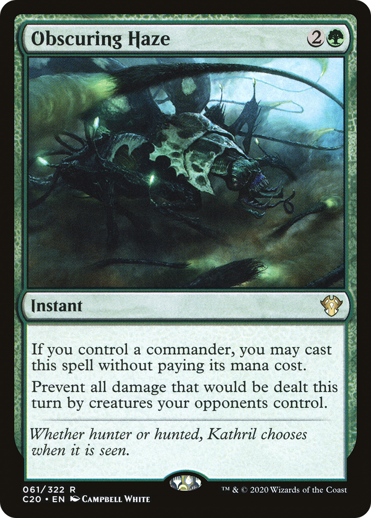 Obscuring Haze (C20-061) [Commander 2020] MTG Single Wizards of the Coast