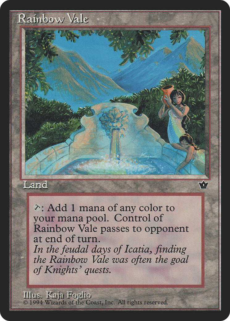 Rainbow Vale (FEM-099) [Fallen Empires] MTG Single Wizards of the Coast