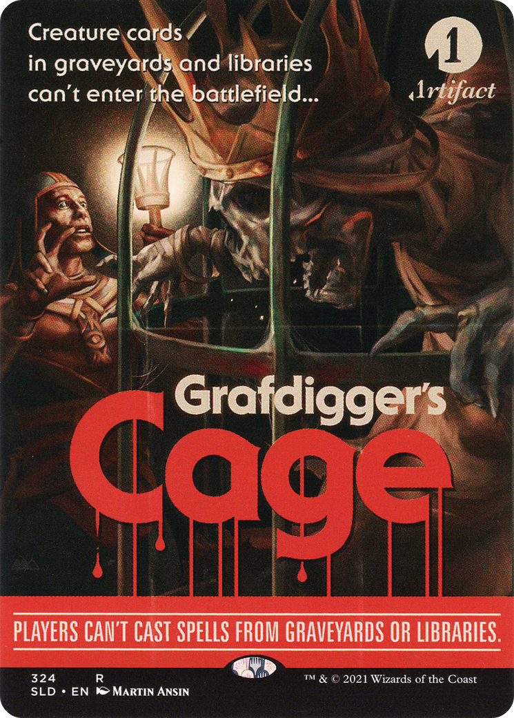 Grafdigger's Cage (SLD-324) [Secret Lair] Drop (Borderless) MTG Single Wizards of the Coast