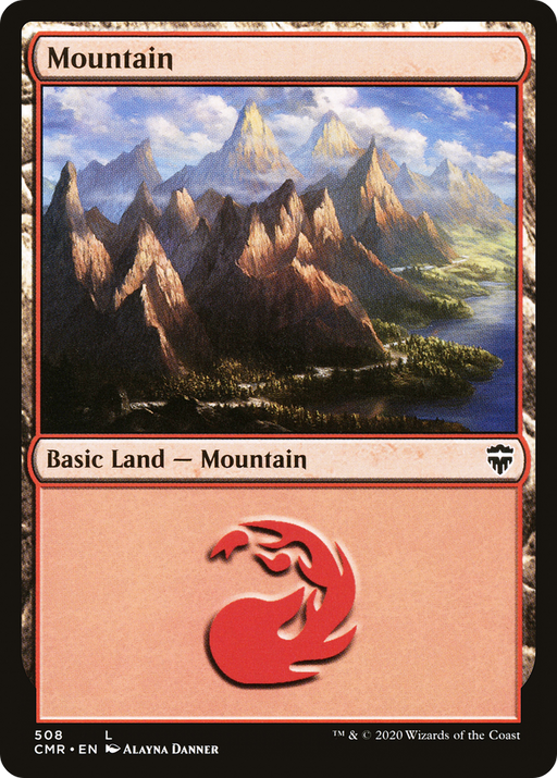Mountain (CMR-508) [Commander Legends] MTG Single Wizards of the Coast