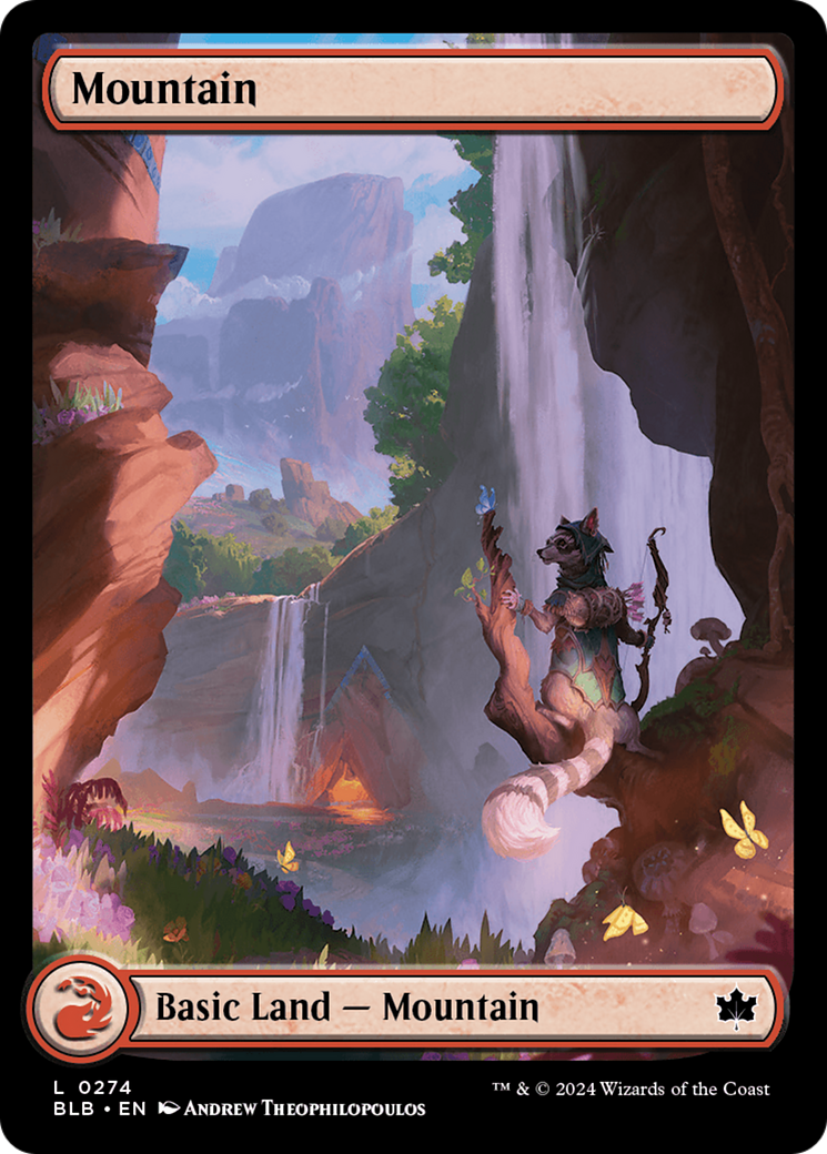 Mountain (0274) (BLB-274) [Bloomburrow] MTG Single Wizards of the Coast