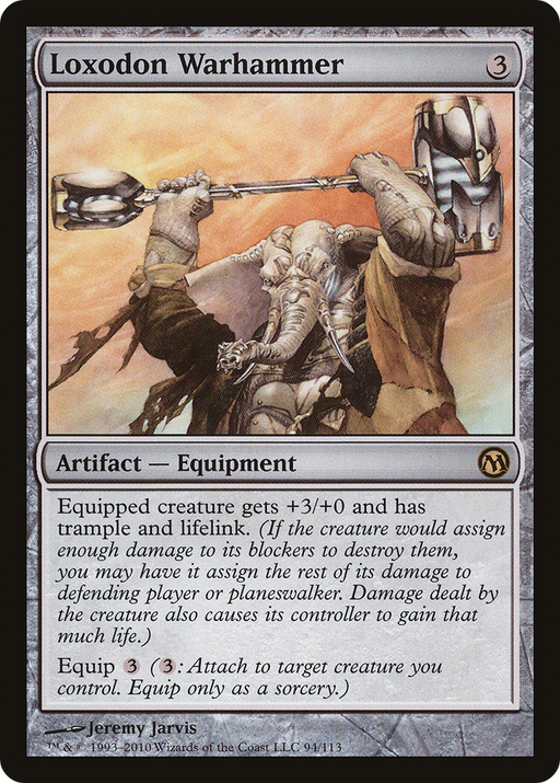 Loxodon Warhammer (DPA-094) [Misc] Duels of the Planeswalkers MTG Single Wizards of the Coast