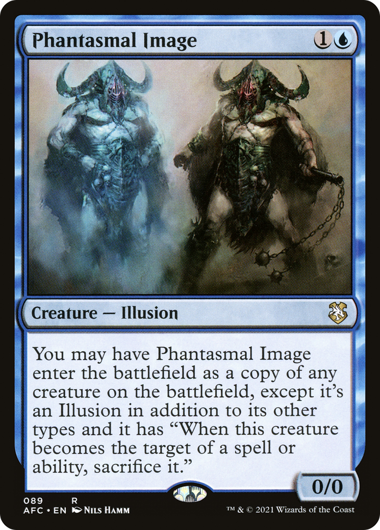 Phantasmal Image (AFC-089) [Forgotten Realms Commander] MTG Single Wizards of the Coast