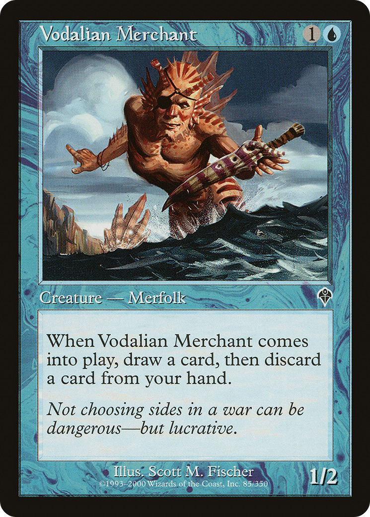 Vodalian Merchant (INV-085) [Invasion] MTG Single Wizards of the Coast