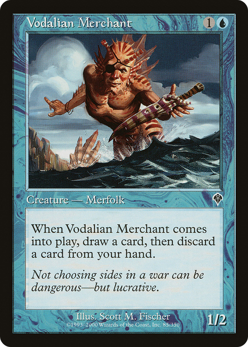 Vodalian Merchant (INV-085) [Invasion] MTG Single Wizards of the Coast
