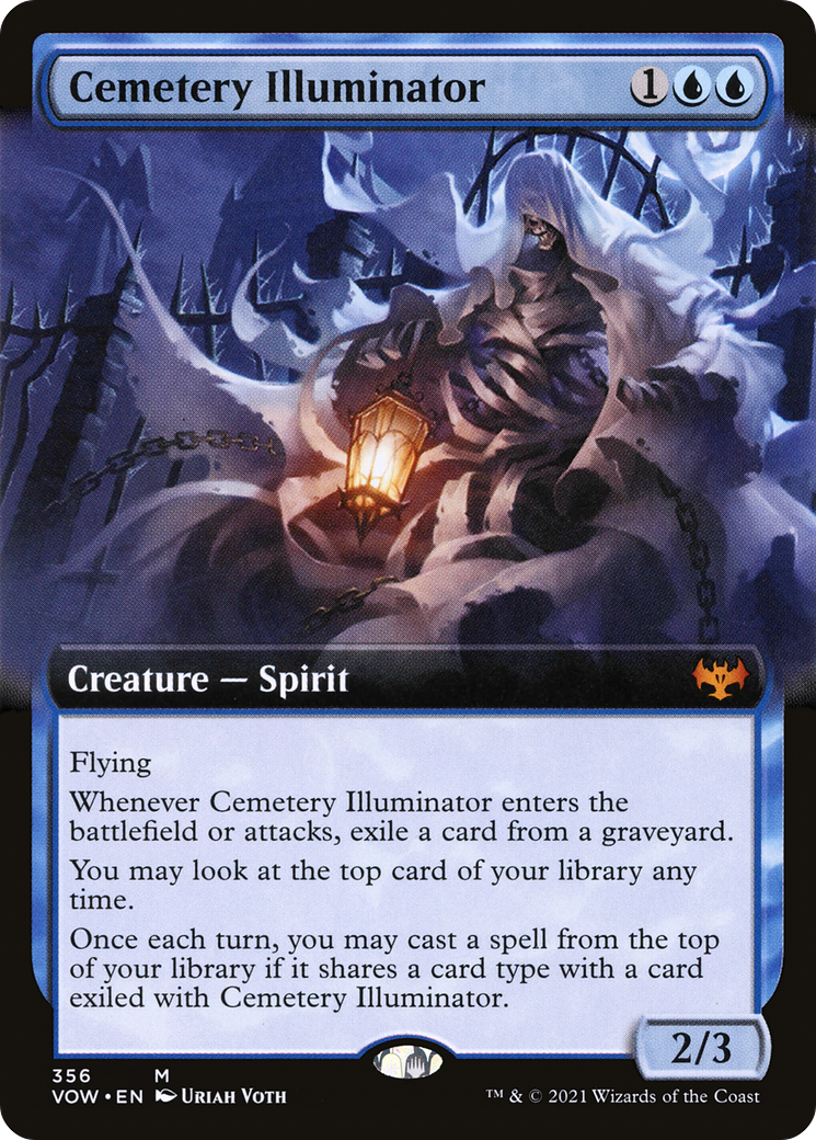 Cemetery Illuminator (VOW-356) [Innistrad: Crimson Vow] (Extended Art) MTG Single Wizards of the Coast