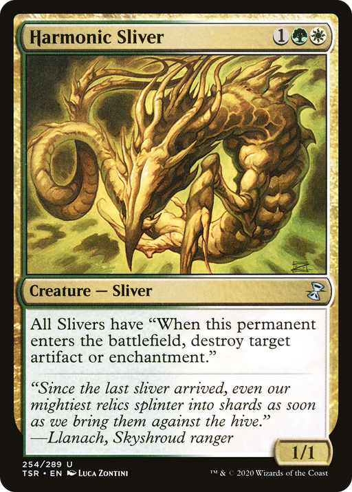 Harmonic Sliver (TSR-254) [Time Spiral Remastered] MTG Single Wizards of the Coast