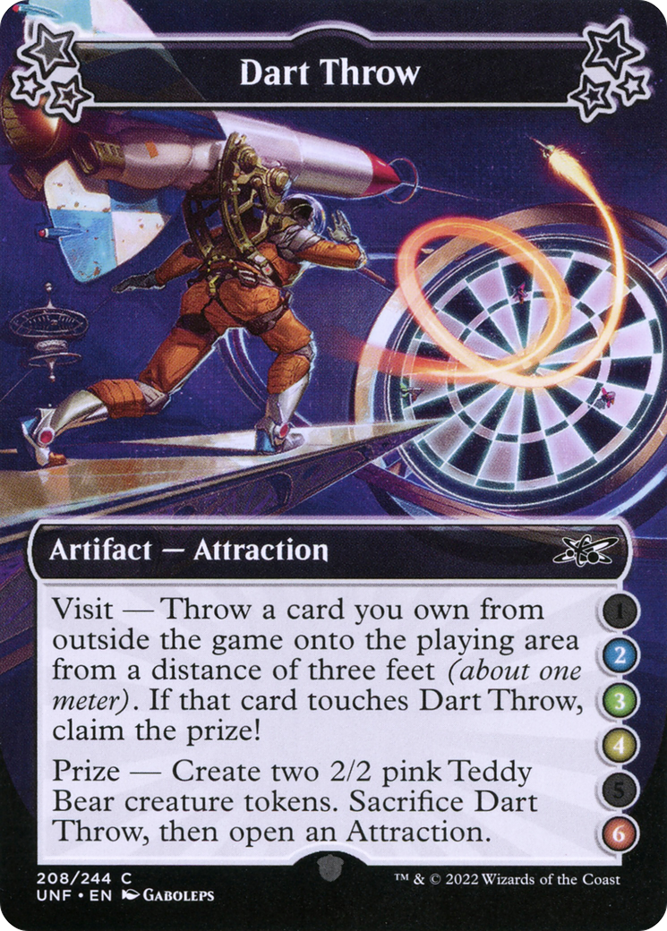 Dart Throw (UNF-208A) [Unfinity] MTG Single Wizards of the Coast
